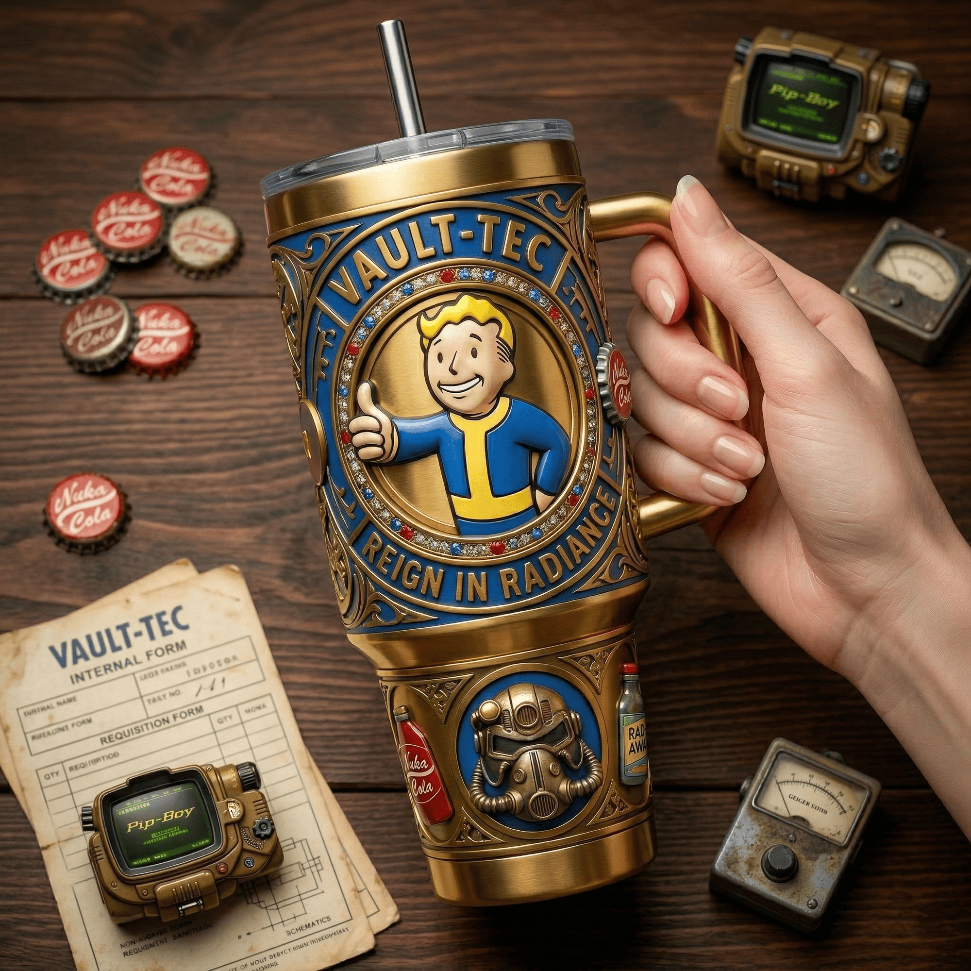 FOG 40oz Tumbler With Handle LNTH