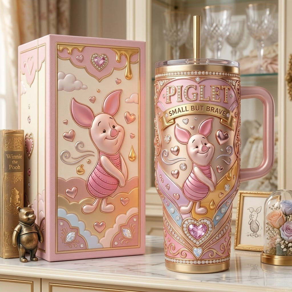 Premium PIG 40oz Tumbler With Handle PDL