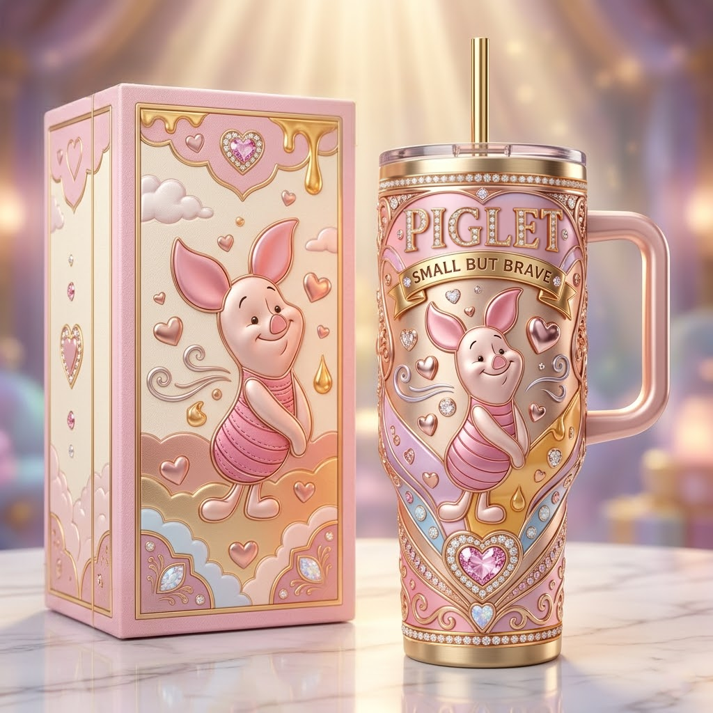Premium PIG 40oz Tumbler With Handle PDL