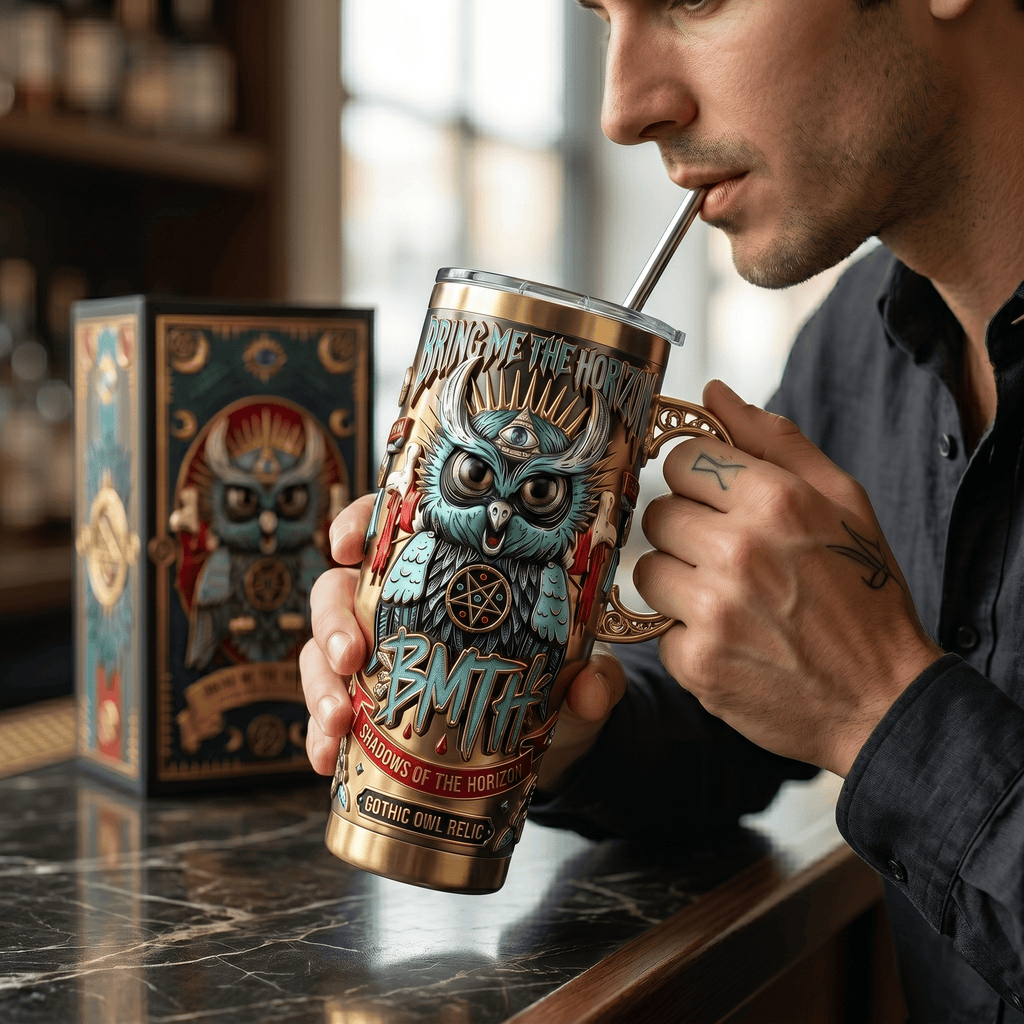 BMTH 40oz Tumbler With Handle HTTT