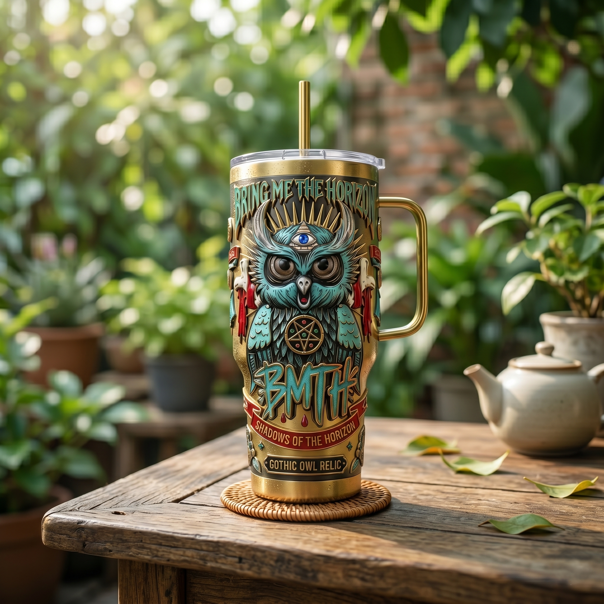 BMTH 40oz Tumbler With Handle HTTT